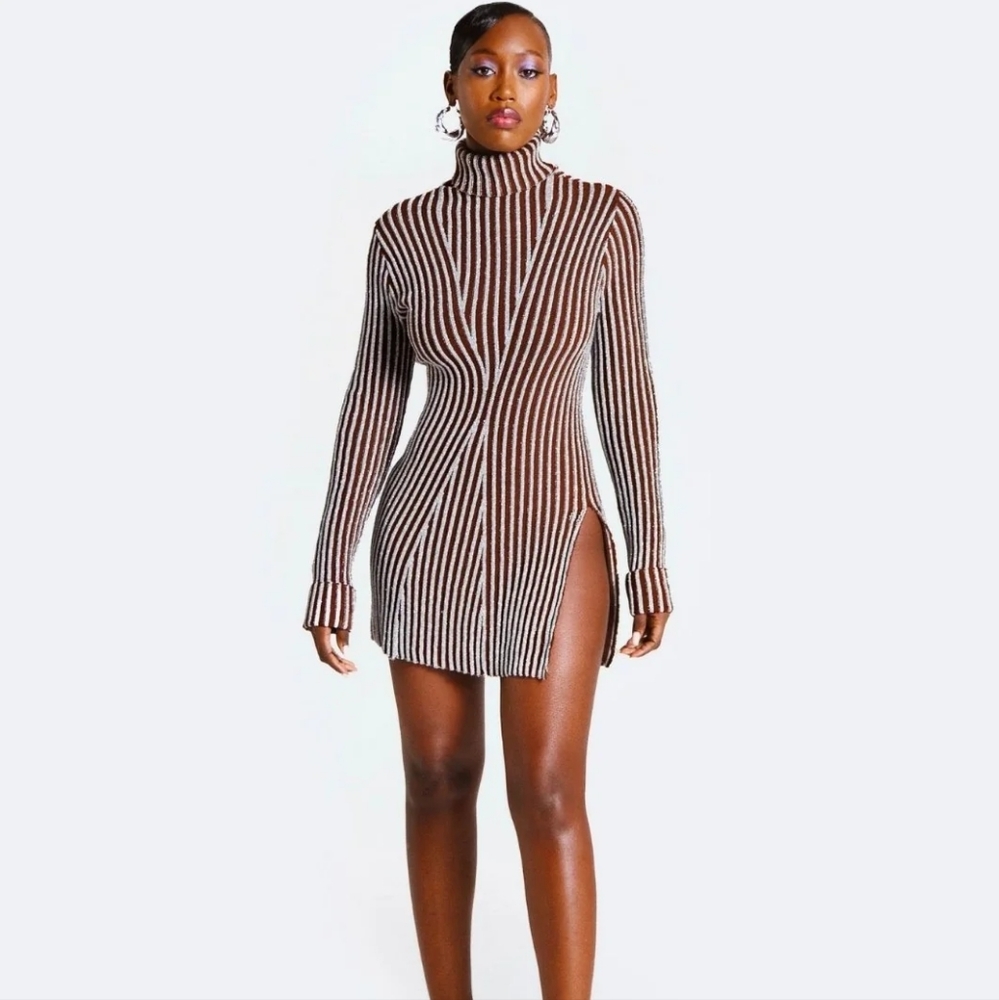 Hanifa Cici Mini Knit Dress